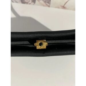 Vintage After Five Women’s Gold Ring Closure Evening Bag Black